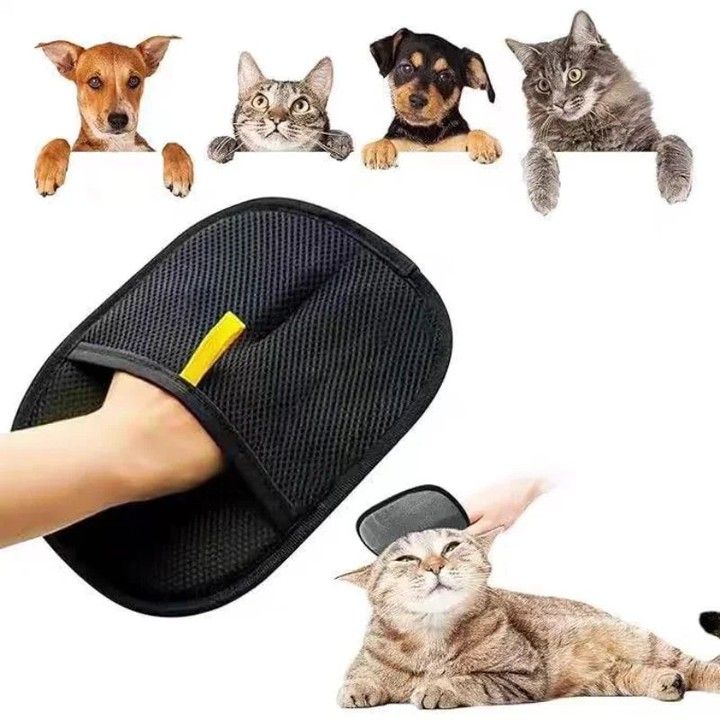 Reusable Pet Hair Remover Glove for Furniture, Sofa, Carpet & Clothes | Dog & Cat Fur Cleaning Mitt